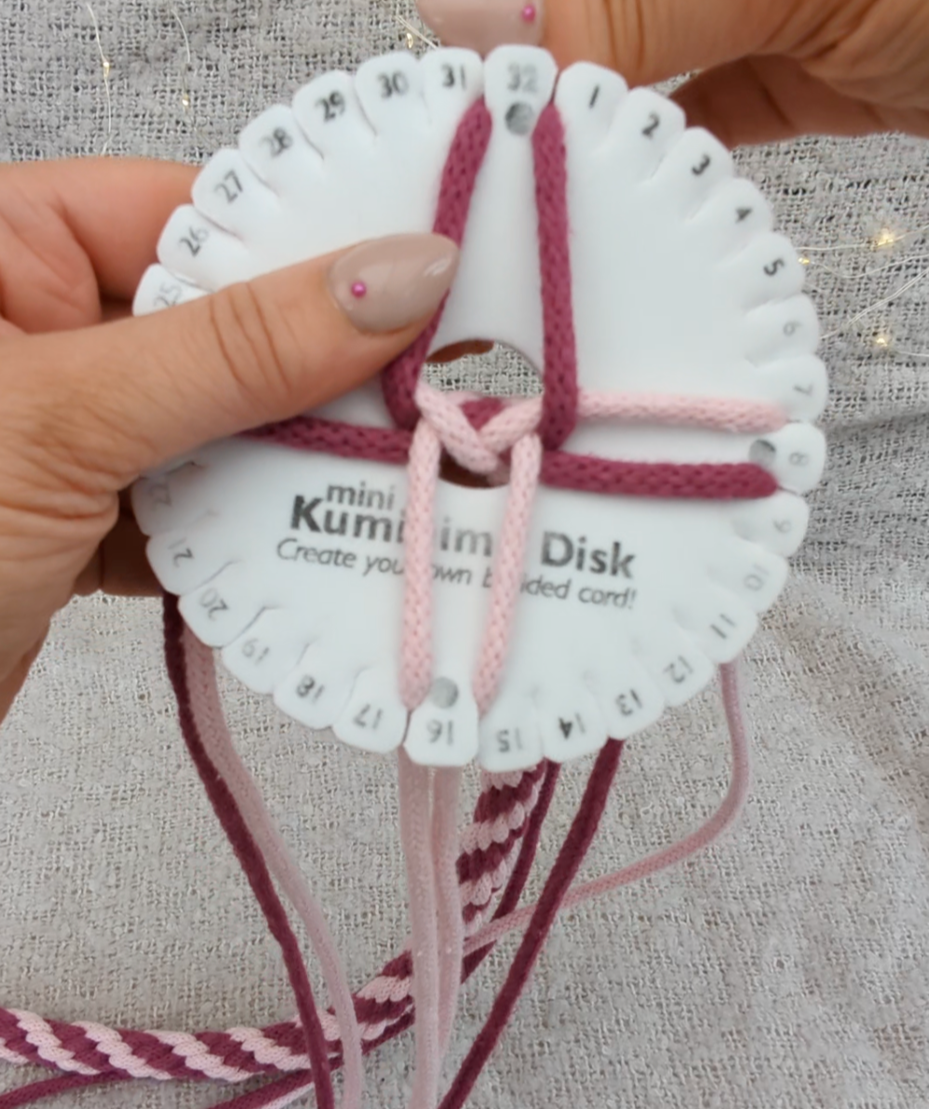 Kumihimo Disk making Macrame Dog Lead