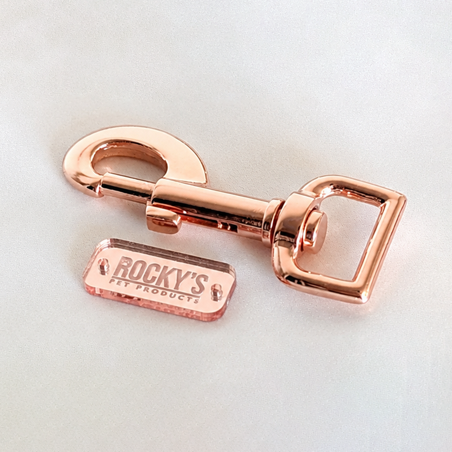 Premium Dog Lead Swivel Hook with Matching Logo Tag