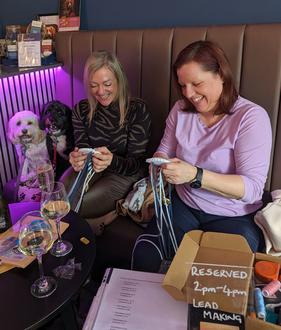 Our First Dog Lead Making Workshop!