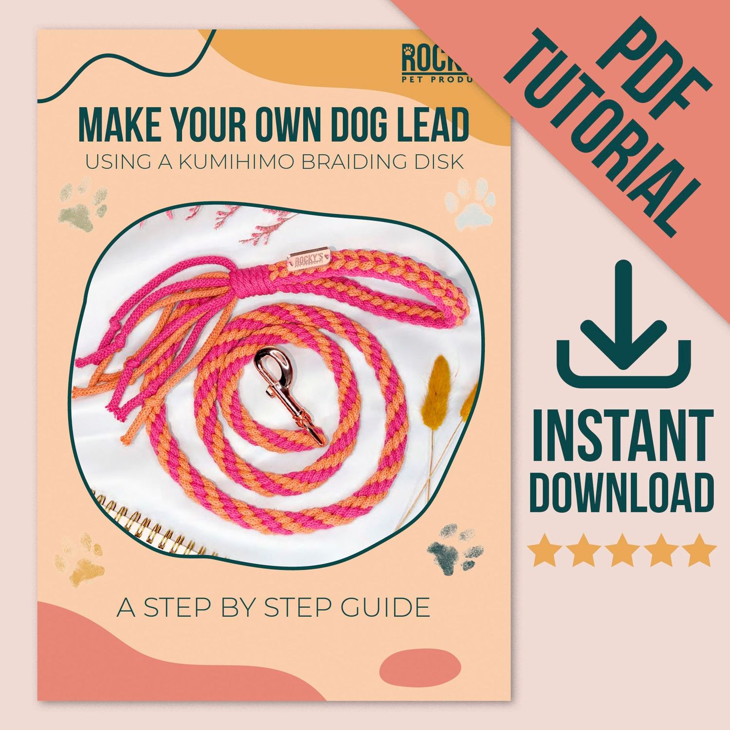 Macrame Make Your Own Dog Lead Crafting Download Guide 