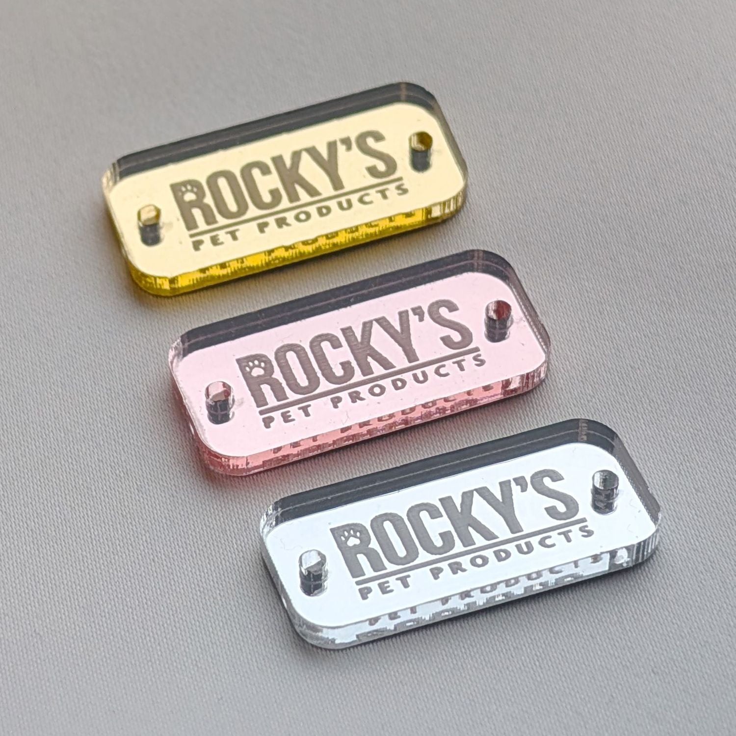 Gold, Rose Gold and Silver Rocky's Pet Products Hardware
