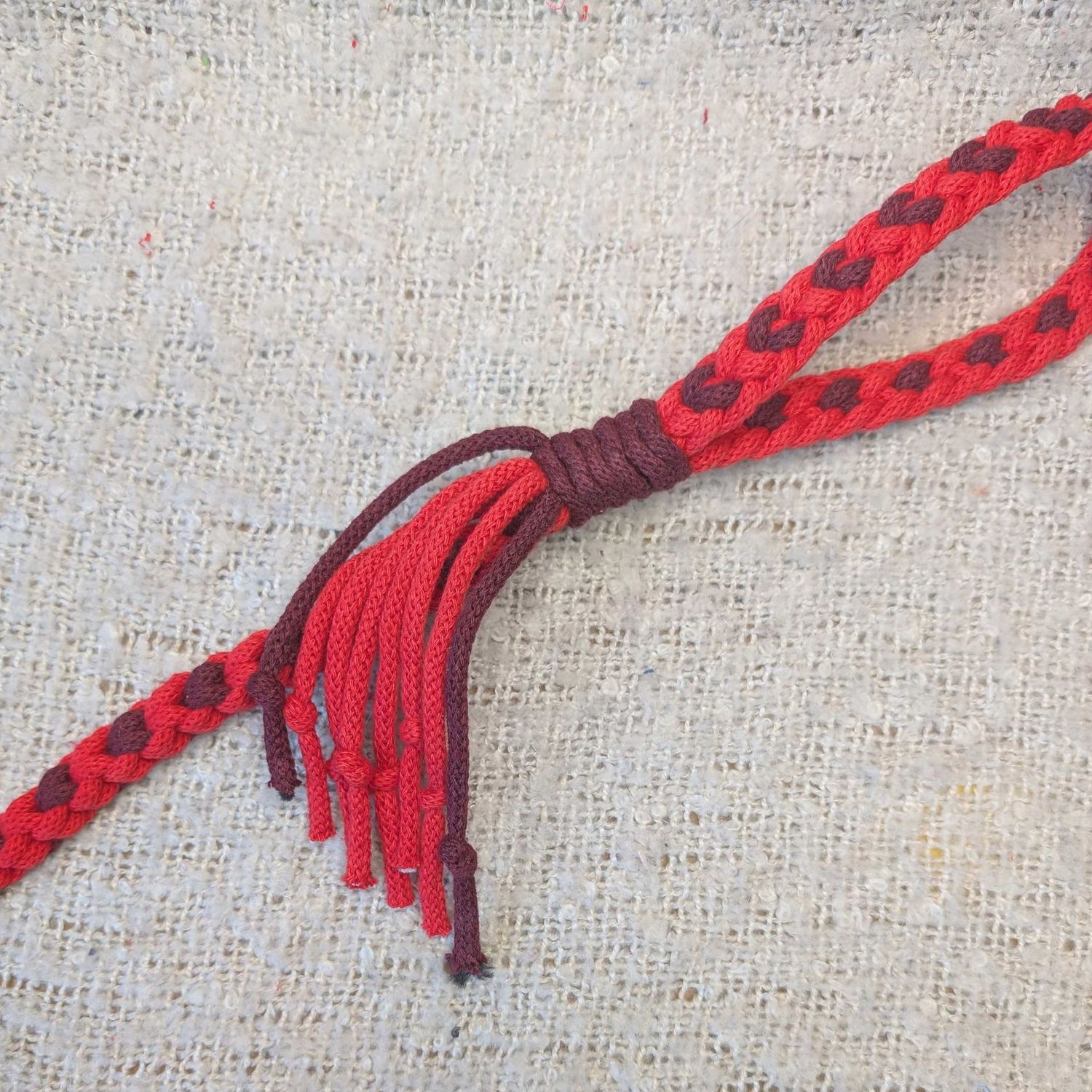 Macrame Heart Pattern Dog lead