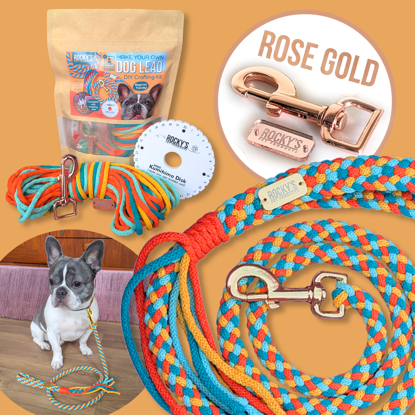 Dog Lead DIY Crafting Kit | Basket Weave Pattern | Make Your Own Dog Lead