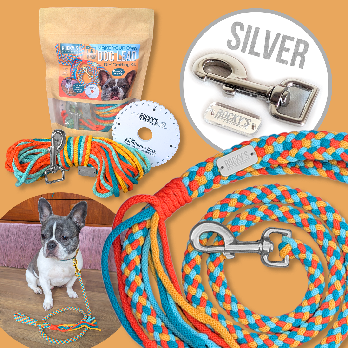Dog Lead DIY Crafting Kit | Basket Weave Pattern | Make Your Own Dog Lead