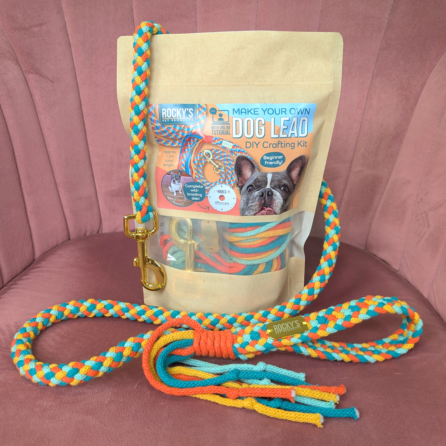 Dog Lead DIY Crafting Kit | Basket Weave Pattern | Make Your Own Dog Lead
