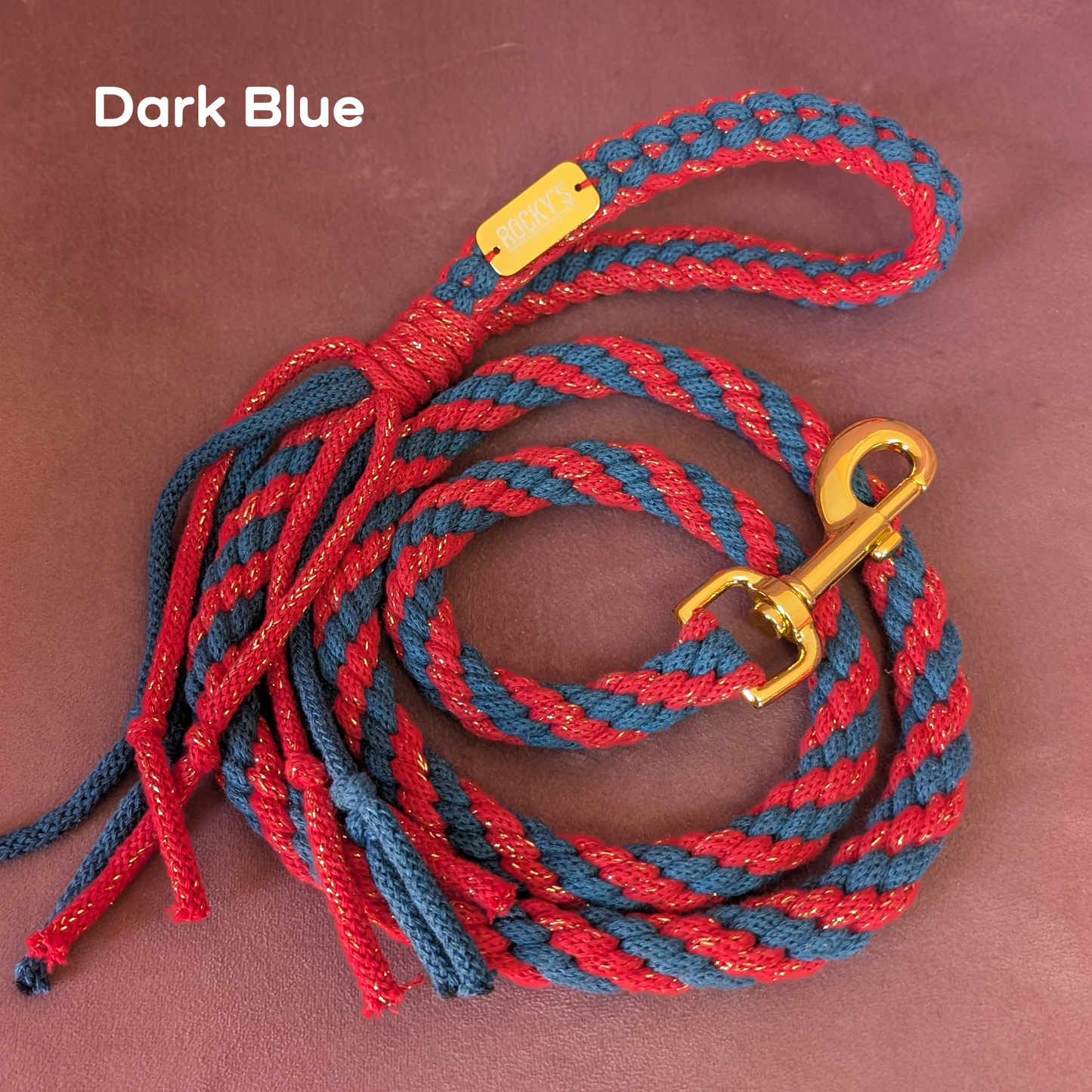 Make Your Own Dog Lead Craft Kit - Sparkle Xmas Colours Collection