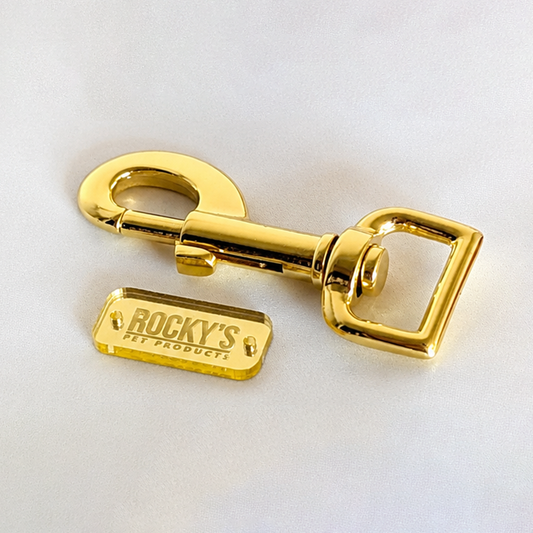Premium Dog Lead Swivel Hook with Matching Logo Tag