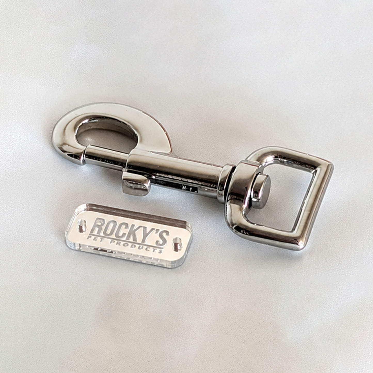 Premium Dog Lead Swivel Hook with Matching Logo Tag